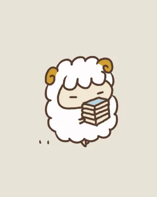 本をかかえるめえの