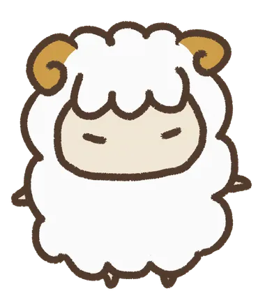 のんびり立っているめえの